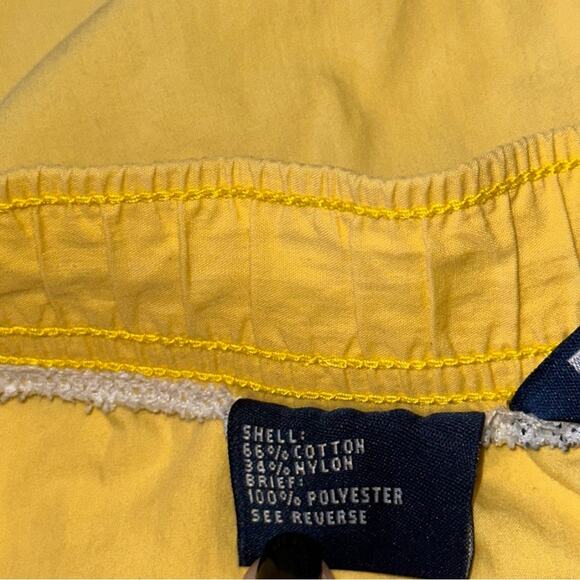 Polo Ralph Lauren Sport Vintage Men’s XXL Yellow Swim Trunks Bathing Suit Shorts - Picture 5 of 6